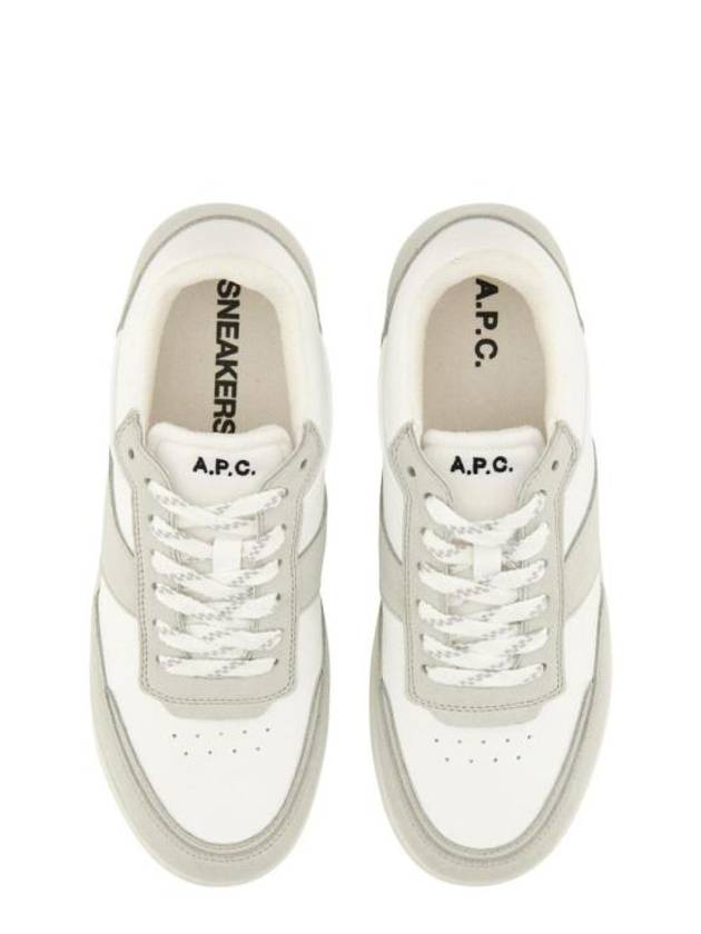 Pain Leather Low Top Sneakers White - A.P.C. - BALAAN 7