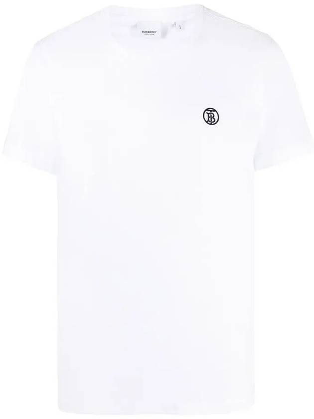 TB Logo Short Sleeve T-shirt White - BURBERRY - BALAAN 2