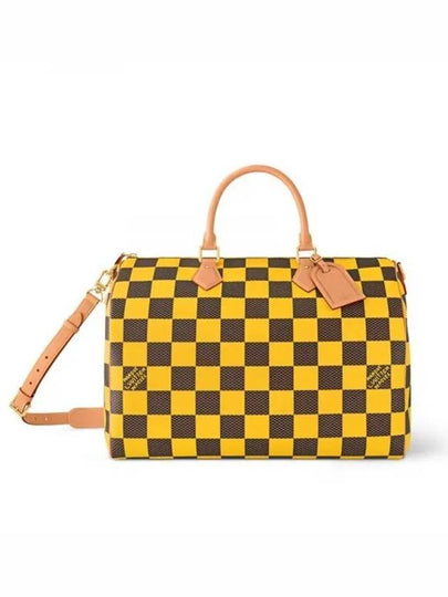 Speedy 50 Bandouliere Damier Pop Duffel Bag Yellow - LOUIS VUITTON - BALAAN 2