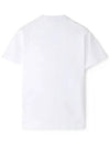 Logo Print Short Sleeve T-Shirt  White - STONE ISLAND - BALAAN 3