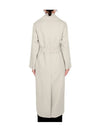 Olivia Wool Single Coat Ecru - MAX MARA - BALAAN 4