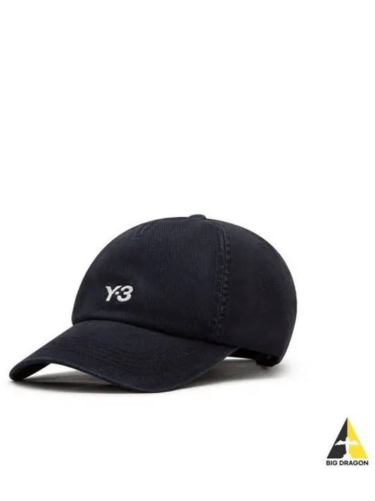 Embroidered Logo Ball Cap Black - Y-3 - BALAAN 2