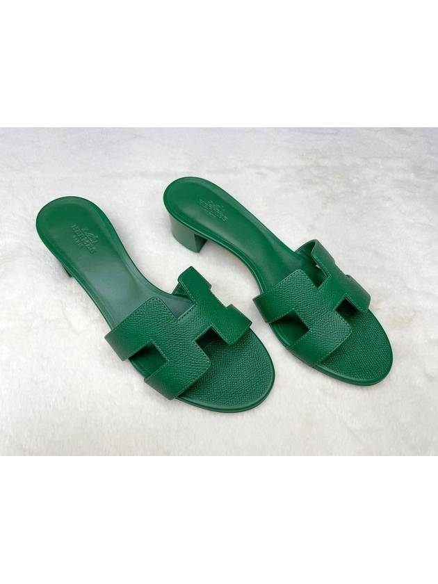 Oasis Sandals Green H151215Z - HERMES - BALAAN 3