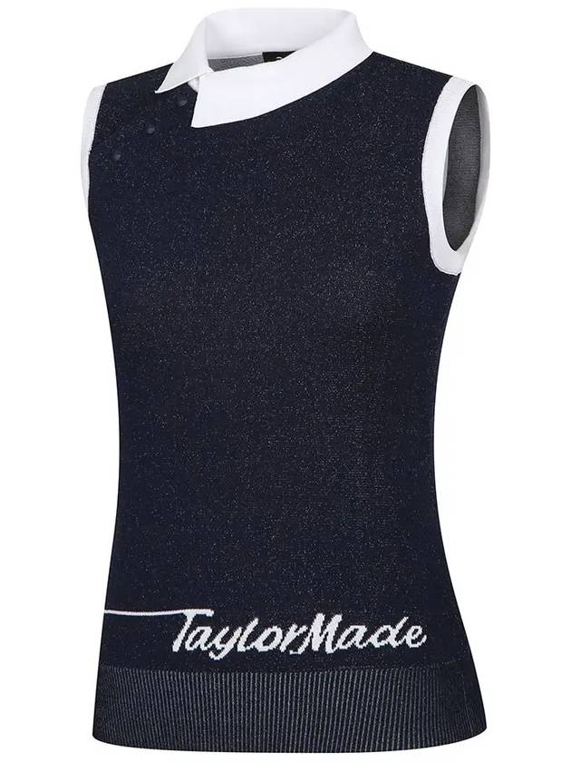 color variation collar sleeveless knit TWSHL6124 915 - TAYLORMADE - BALAAN 7