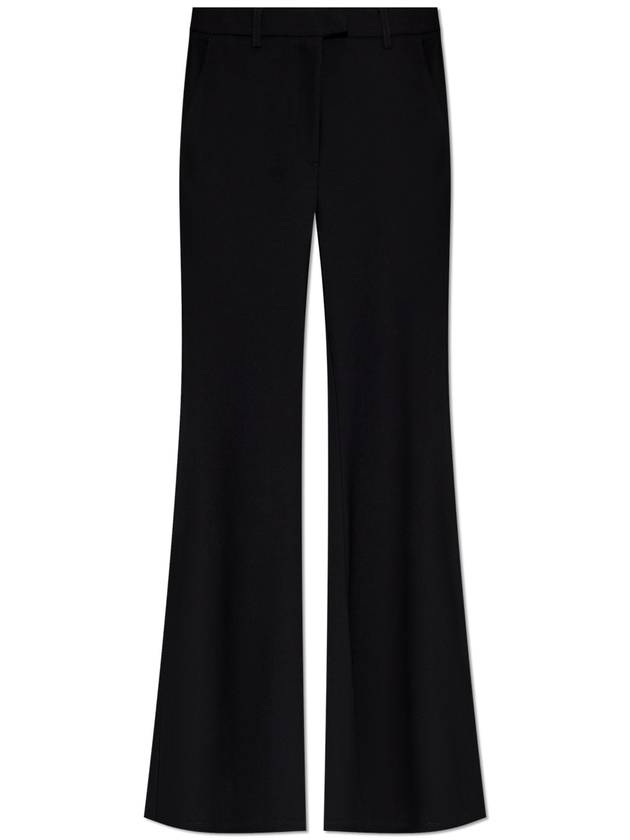 Michael Michael Kors Flared Leg Trousers, Women's, Black - MICHAEL KORS - BALAAN 1