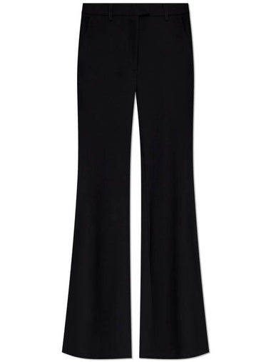 Michael Michael Kors Flared Leg Trousers, Women's, Black - MICHAEL KORS - BALAAN 1