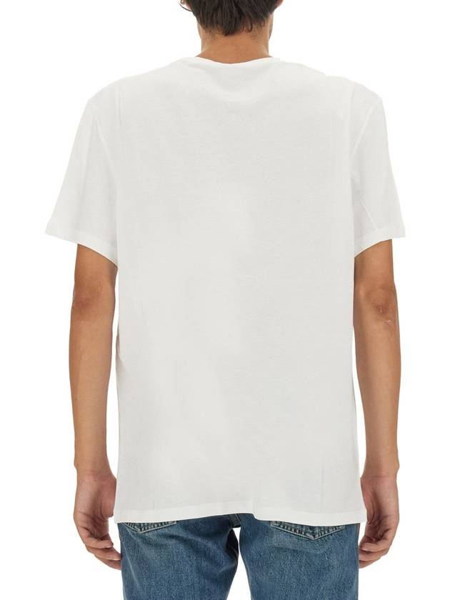 Skull Logo Print Short Sleeve T-Shirt White - ALEXANDER MCQUEEN - BALAAN 5