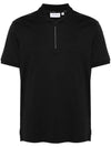 Logo Patch Polo Shirt Black - CALVIN KLEIN - BALAAN 1