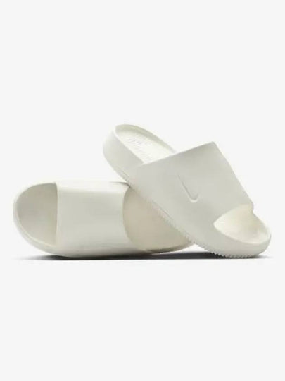 Calm Slide Slippers White - NIKE - BALAAN 2