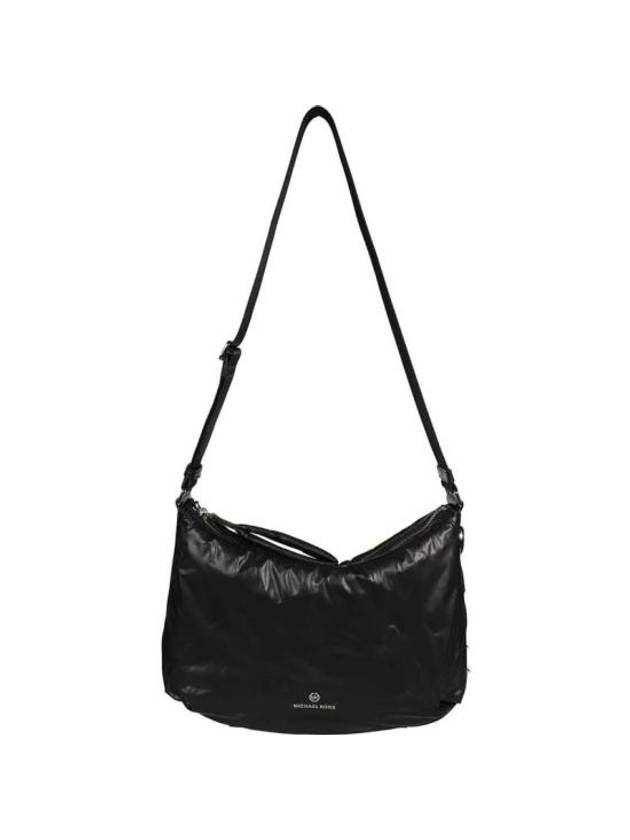 Leonie Large Polyester Shoulder Bag Black - MICHAEL KORS - BALAAN 1