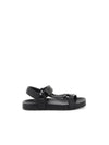 Trip Intrecciato Leather Sandals Black - BOTTEGA VENETA - BALAAN 2