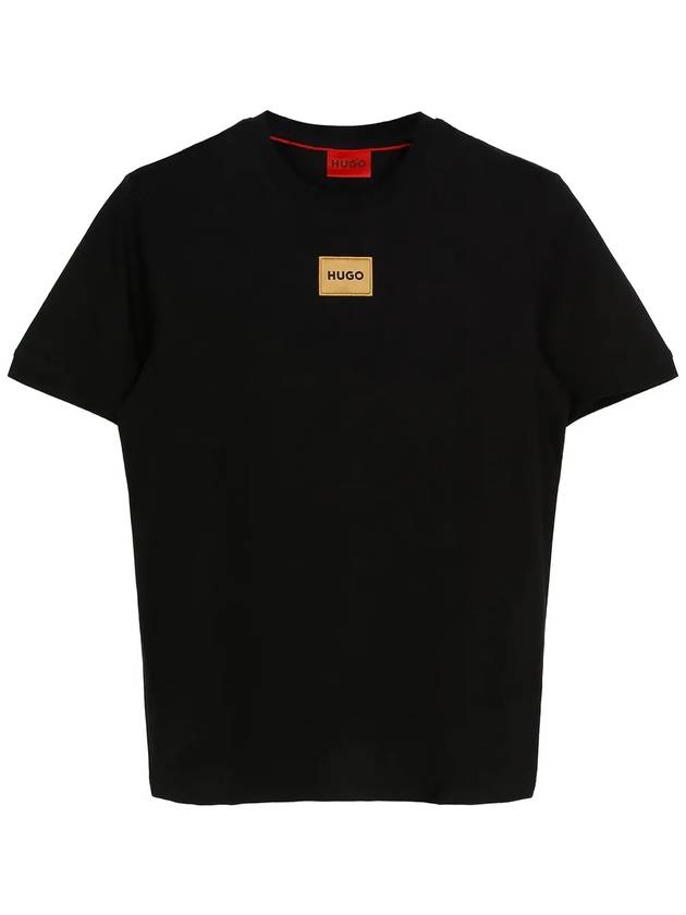 Short Sleeve T-Shirt 50484698 001 Black - HUGO BOSS - BALAAN 2