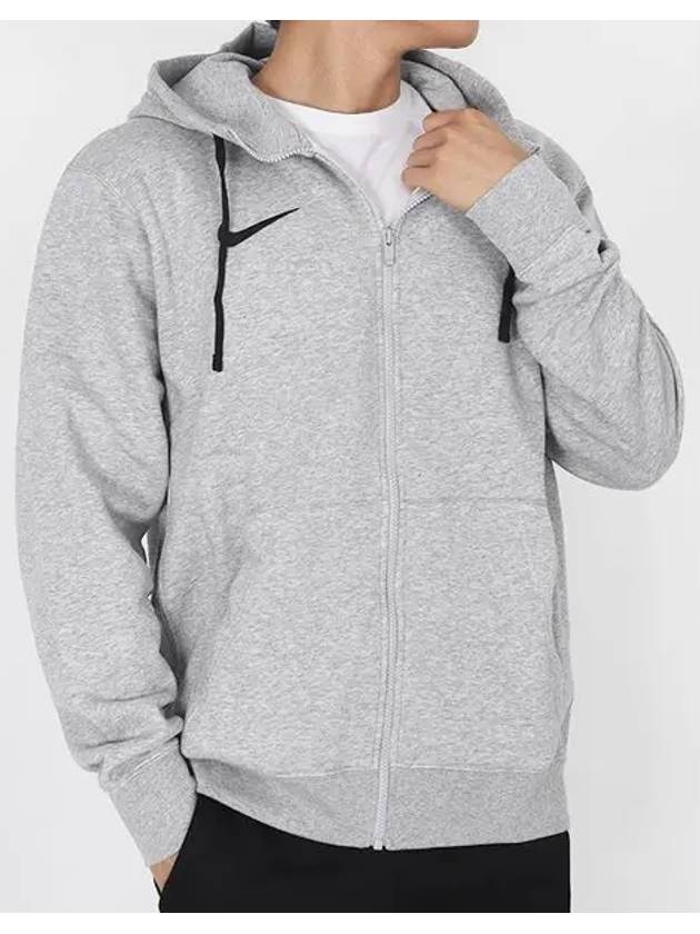 Park 20 Fleece Zip-Up Hoodie Grey - NIKE - BALAAN 2