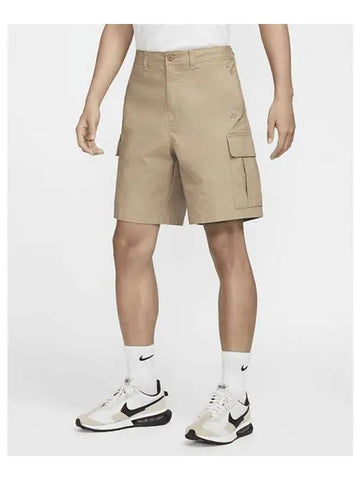 Club Men s Woven Cargo Shorts Khaki FN3518 247 743909 - NIKE - BALAAN 1