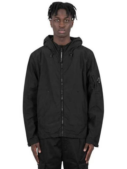 Nylon Reversible Hooded Jacket Black - CP COMPANY - BALAAN 2