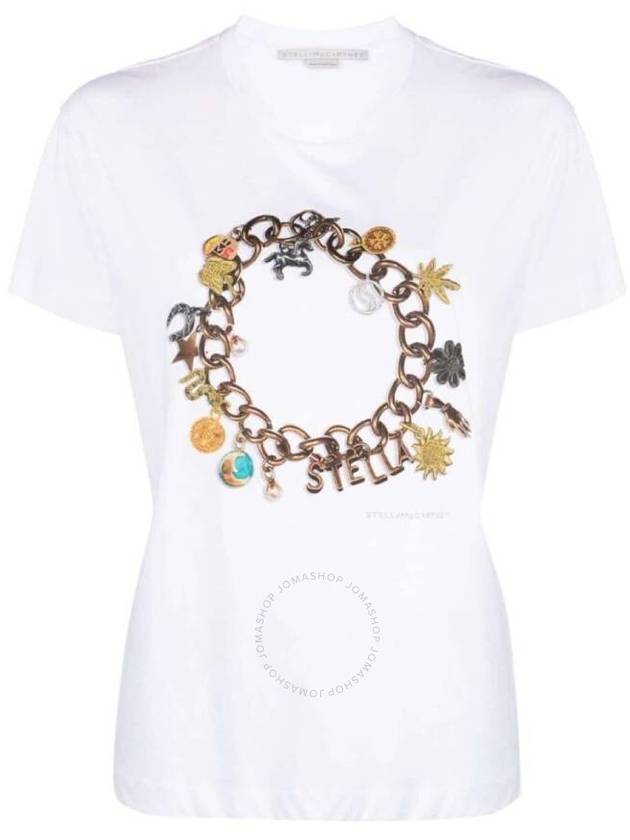 long sleeve t-shirt 6J02413SPX799000 PURE WHITE - STELLA MCCARTNEY - BALAAN 2