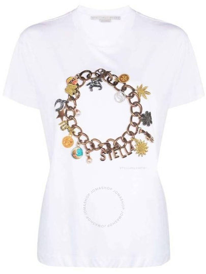 long sleeve t-shirt 6J02413SPX799000 PURE WHITE - STELLA MCCARTNEY - BALAAN 2