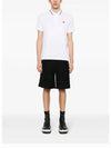 Logo Patch Polo Shirt White - MONCLER - BALAAN 4