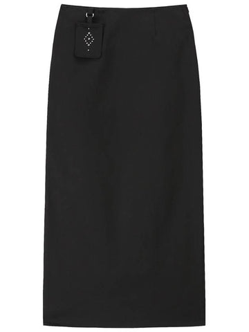 Pocket Maxi Skirt BLACK - CLUT STUDIO - BALAAN 1