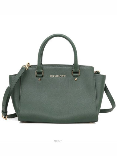 MK Brie Satchel Medium Saffiano Tote Bag - MICHAEL KORS - BALAAN 1