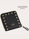 Rockstud zip round bi-fold wallet black UW2P0U16 BOL 0NO - VALENTINO - BALAAN 5