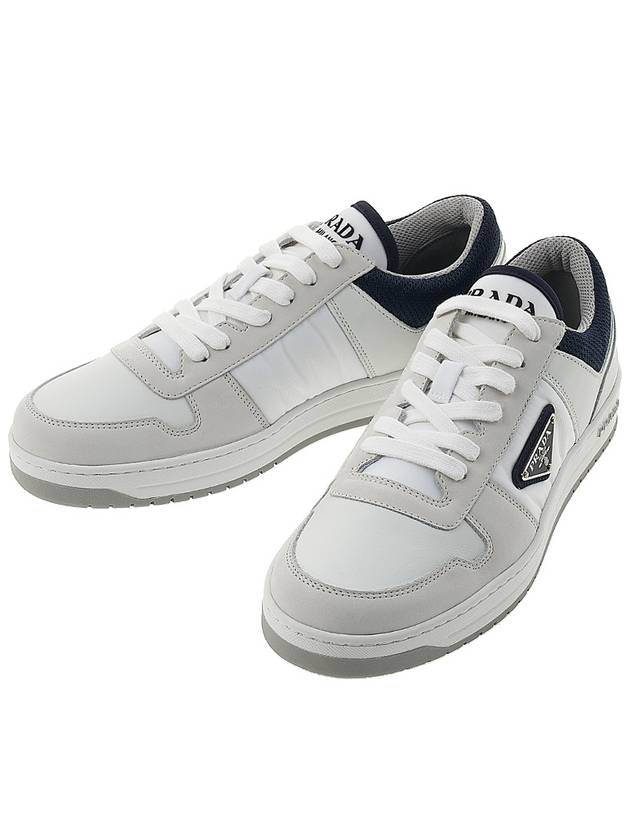 Downtown Re-Nylon Low Top Sneakers White - PRADA - BALAAN 2