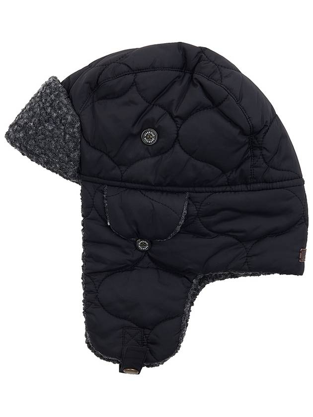 Sandbay Quilted Trapper Hat Black - BARBOUR - BALAAN 11