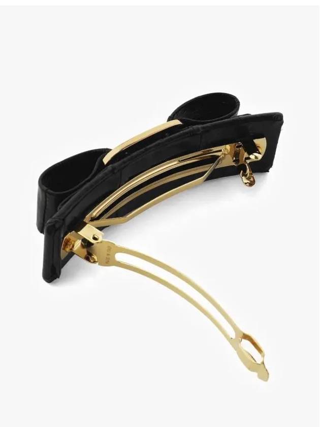 Vara Bow Hair Clip Black - SALVATORE FERRAGAMO - BALAAN 4