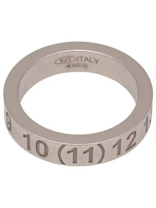 Number Logo Ring Silver - MAISON MARGIELA - BALAAN 1