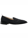 Men's Varsity Grosgrain Penny Loafers Black - THOM BROWNE - BALAAN 2