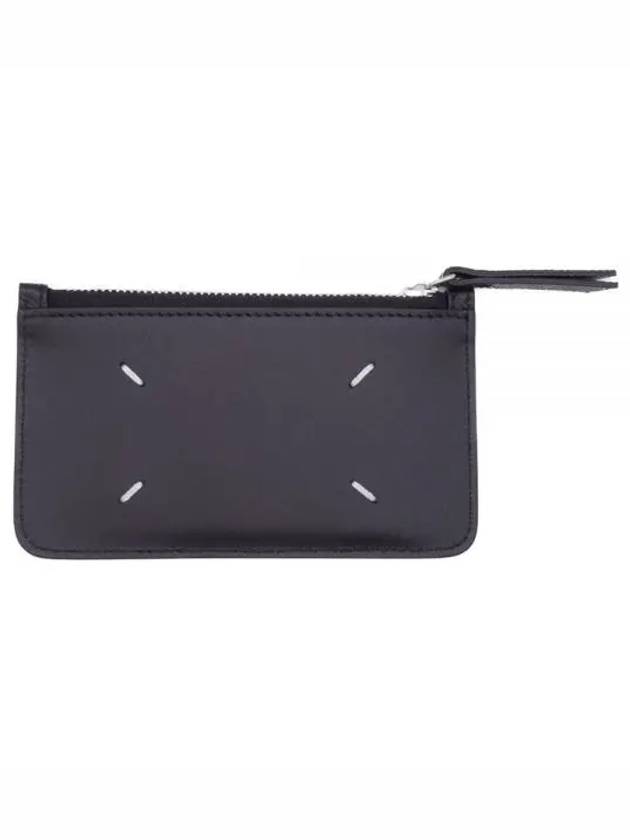 Stitch Zipper Card Wallet Black - MAISON MARGIELA - BALAAN 2