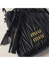 Matelasse Nappa Leather Bucket Bag Black - MIU MIU - BALAAN 6