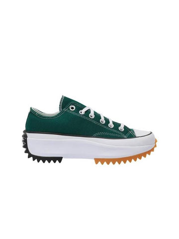 Run Star Hike Low Top Sneakers Midnight Green - CONVERSE - BALAAN 1