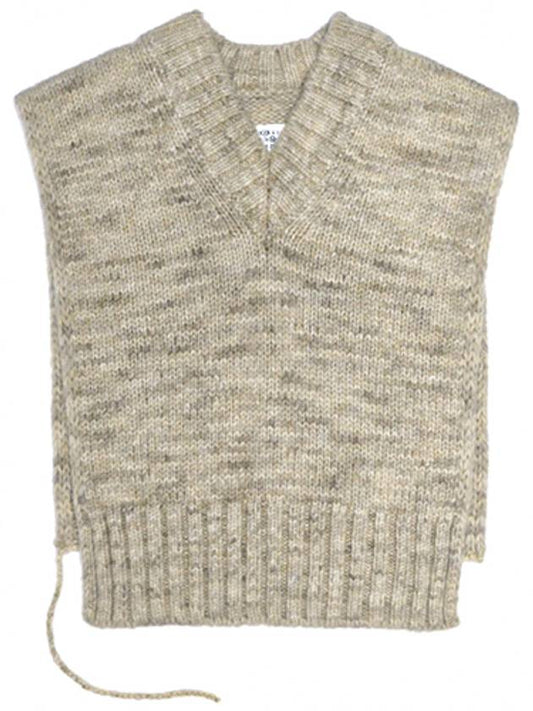 Botanical Dye Knit Vest Light Brown - MAISON MARGIELA - BALAAN 2