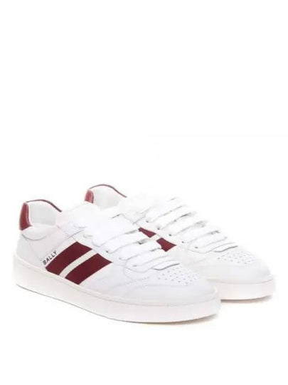 Rebby Leather Low-Top Sneakers White - BALLY - BALAAN 2