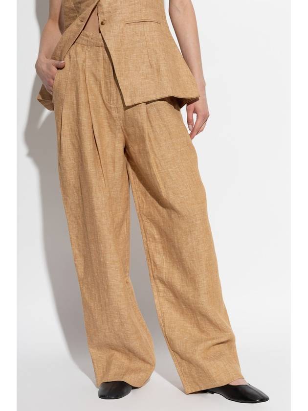 Posse Linen Trousers Nancy, Women's, Beige - POSSE - BALAAN 3