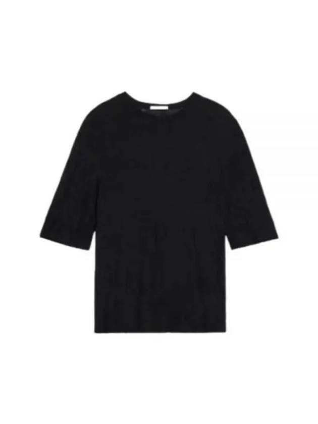 Crushed Knit Top Black - HELMUT LANG - BALAAN 2