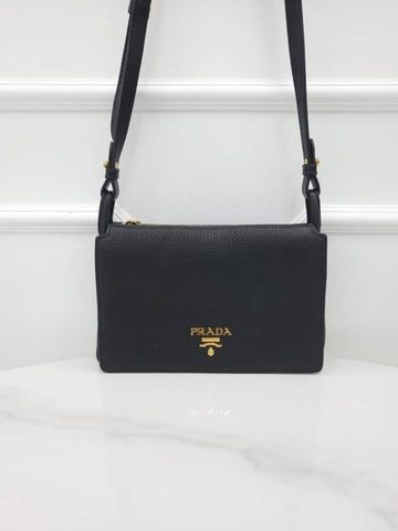 Vitello Dyna leather cross bag - PRADA - BALAAN 1