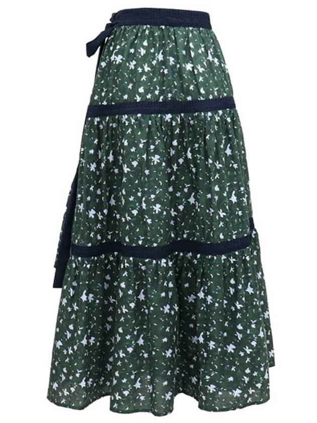 Merlet Forest Floral Wrap Skirt - MERLETTE - BALAAN 2