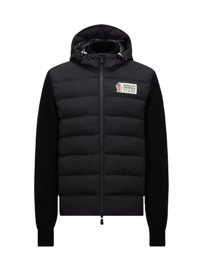 Men s padded hooded zip up black - MONCLER - BALAAN 2