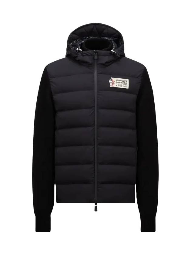 Men s padded hooded zip up black - MONCLER - BALAAN 2