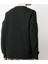 Wappen Side Zipper Pocket Sweatshirt Black - STONE ISLAND - BALAAN 4