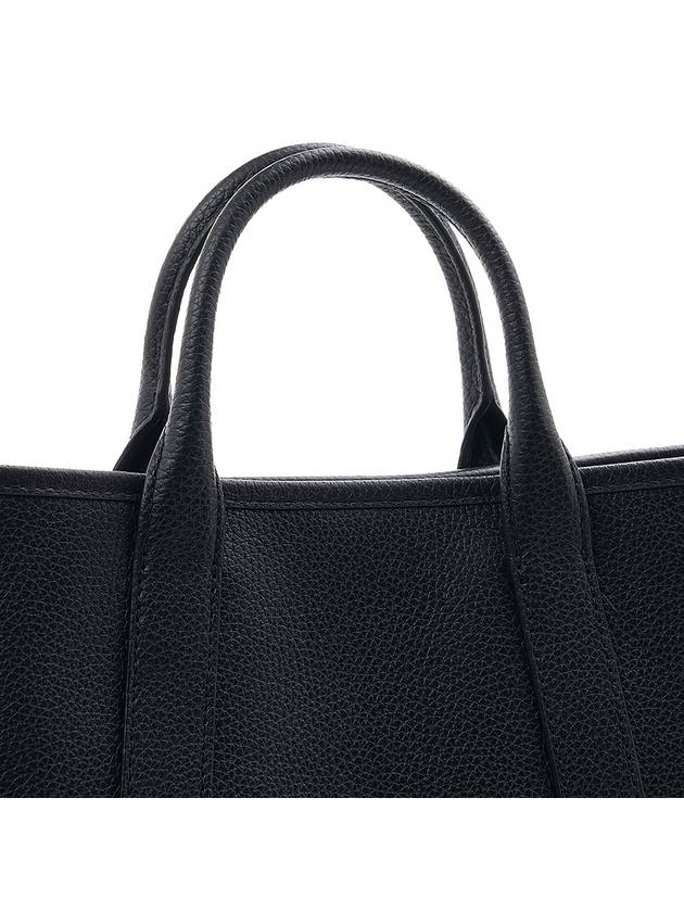 Luisa Small Pebbled Leather Satchel Tote Bag Black - MICHAEL KORS - BALAAN 8