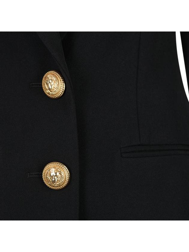 Logo Buttons Double Breasted Jakcet Black - BALMAIN - BALAAN 6