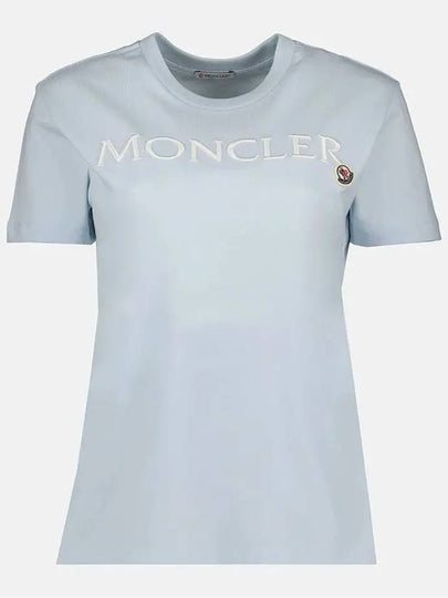 Women's Logo Embroidered TShirt 8C00006 829HP 70S - MONCLER - BALAAN 2