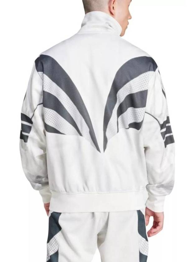 3 Stripe Print Track Jacket White - ADIDAS - BALAAN 4