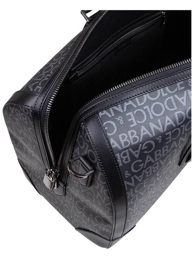 Dolce & Gabbana Duffel Bag In Coated Jacquard - DOLCE&GABBANA - BALAAN 3