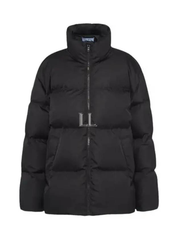 Oversized Re-Nylon Down Padding Black - PRADA - BALAAN 2