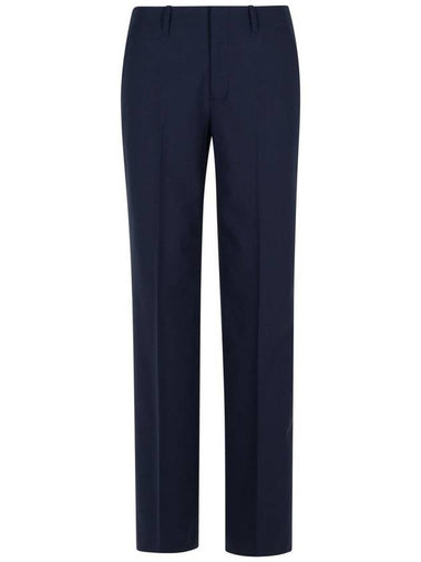 Closed 'Sasia' Navy Polyester Blend Pants - CLOSED - BALAAN 1