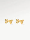 Essential V Stud Earrings Gold - LOUIS VUITTON - BALAAN 3